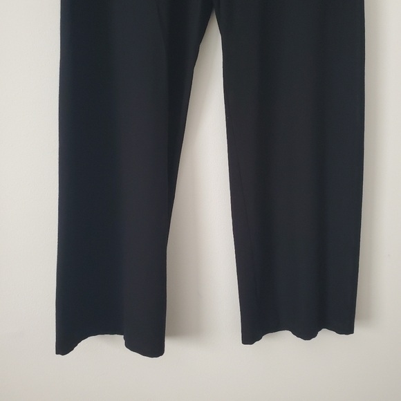 Eileen Fisher  Straight Leg Cropped Trousers Pants in black Size Small - Picture 3 of 10